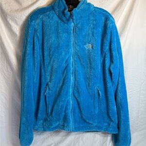 The North Face Women's Bright Blue Teddy Fleece Jacket